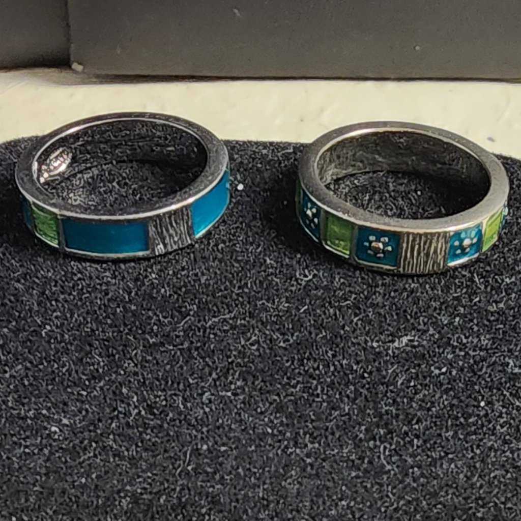Avon Aqua Stackable Rings